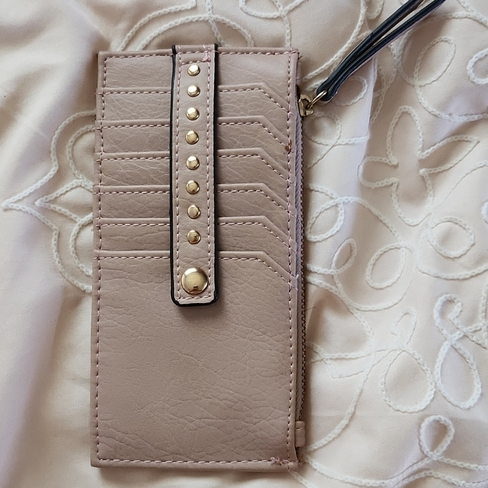 I.N.C card holder, new never used blush color